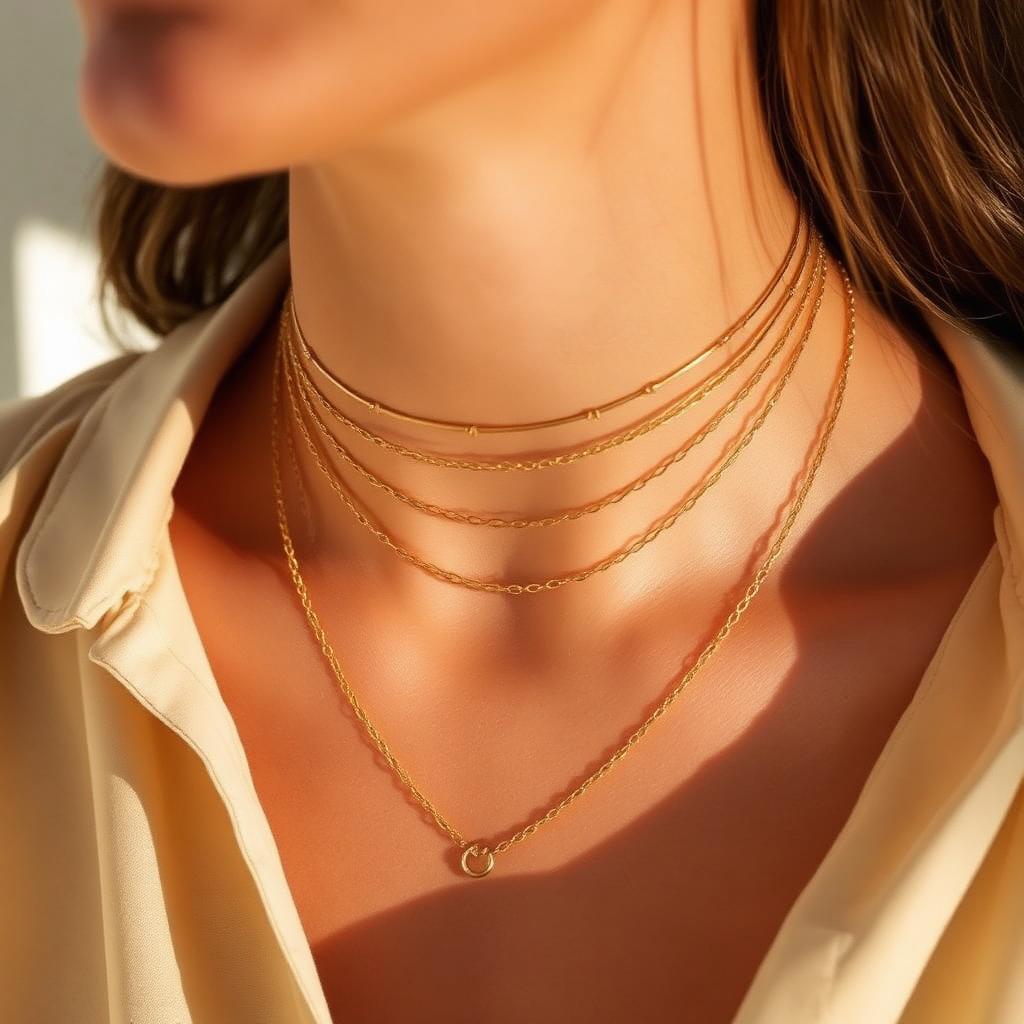 Layered Necklaces — editorial permanent jewelry for bridal, gameday & photoshoots in Athens, GA